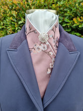 Load image into Gallery viewer, ERA Designer Collection Pre-tied Stock Tie - Cherry Blossoms