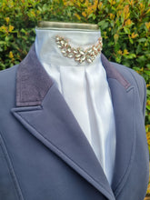 Load image into Gallery viewer, ERA Euro Royale - White satin with Rose Gold embellishment and Silver piping