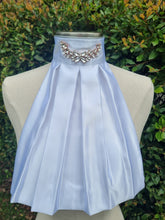 Load image into Gallery viewer, ERA Euro Royale - White satin with Rose Gold embellishment and Silver piping