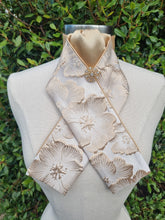 Load image into Gallery viewer, ERA Designer Collection Pre-tied Stock Tie - Hibiscus Gold
