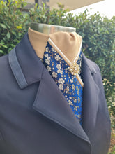 Load image into Gallery viewer, ERA Designer Collection Pre-tied Stock Tie Plastron - Oriental Brocade - Regency