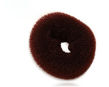 Load image into Gallery viewer, Crystal hair net bun cover - Black & clear hand placed crystals