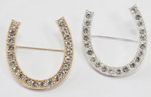 Load image into Gallery viewer, ERA DEB LUSTRE STOCK TIE - White lustre satin with brooch