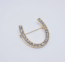 Load image into Gallery viewer, Horse Shoe Brooch - Silver or Gold - Free post in Australia
