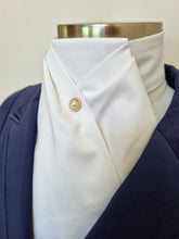 Load image into Gallery viewer, ERA DEB COTTON STOCK TIE - White cotton with stud pin