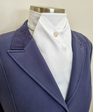 Load image into Gallery viewer, ERA DEB COTTON STOCK TIE - White cotton with stud pin