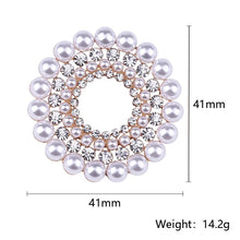 Load image into Gallery viewer, DIORE Pearl brooch in silver or gold - Free postage in Australia
