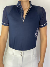 Load image into Gallery viewer, LEVEZA Naïma Training Riding Shirt - Navy - CLEARANCE