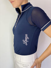 Load image into Gallery viewer, LEVEZA Naïma Training Riding Shirt - Navy - CLEARANCE