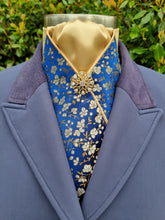 Load image into Gallery viewer, ERA Designer Collection Pre-tied Stock Tie Plastron -  Oriental Brocade - Regency
