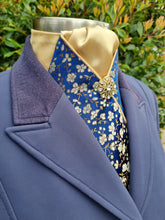 Load image into Gallery viewer, ERA Designer Collection Pre-tied Stock Tie Plastron -  Oriental Brocade - Regency
