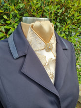 Load image into Gallery viewer, ERA Designer Collection Pre-tied Stock Tie - Hibiscus Gold
