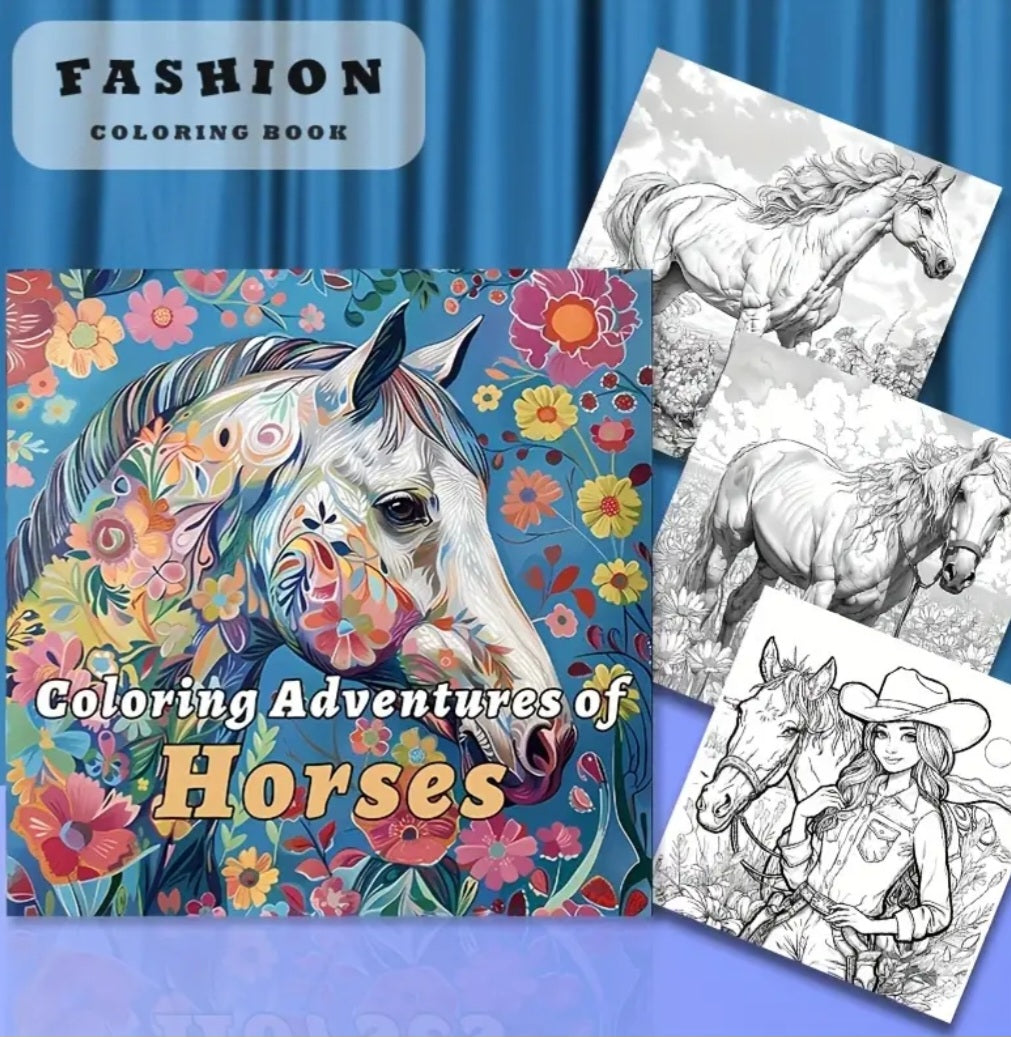 Horse Colouring Books