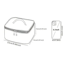 Load image into Gallery viewer, Horse Print Make Up/ Toiletry Bag
