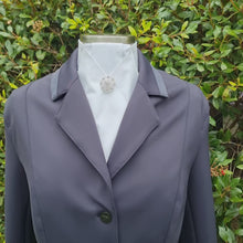 Load and play video in Gallery viewer, ERA ALEX STOCK TIE - White 100% cotton with pleated centre &amp; brooch
