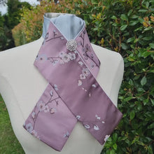 Load and play video in Gallery viewer, ERA Designer Collection Pre-tied Stock Tie - Cherry Blossoms
