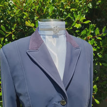 Load and play video in Gallery viewer, ERA EURO KARA Stock Tie – White gathered satin with silver crystal trim and silver brooch
