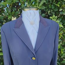 Load and play video in Gallery viewer, ERA DEB Cotton Self Stripe Pre-tied Stock Tie Cravat with brooch
