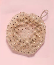Load image into Gallery viewer, Crystal hair net bun cover - Rose gold
