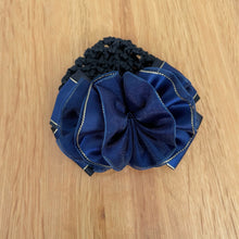 Load image into Gallery viewer, SIERRA Hair bow barrette - Black or Navy
